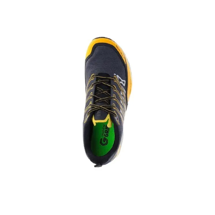 INOV-8 Cushioned Slip-Resistant Moisture-Wicking Low-Top Running Shoes Men's Yellow Black-3