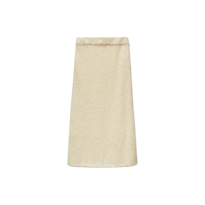 ZARA Casual Long Skirts Women's Butter-1