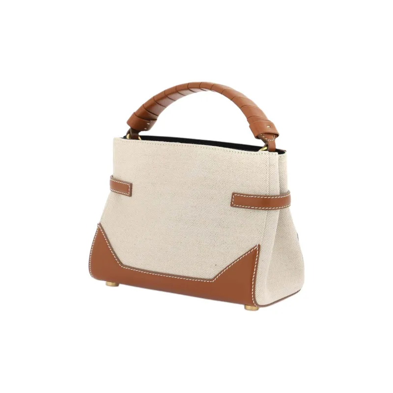 BALMAIN B Buzz 22 Canvas Top Handle Bag-2