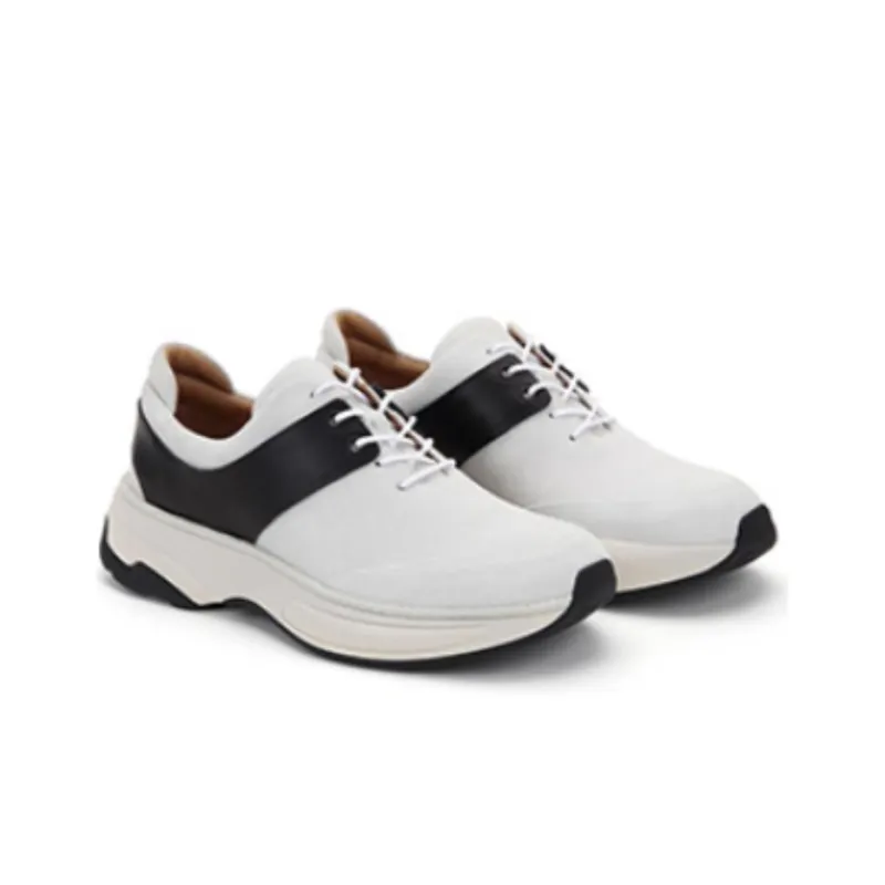 TSUBO GT Vintage Cushioning Wear-Resistant Low-Top Casual Shoes Unisex Black-3