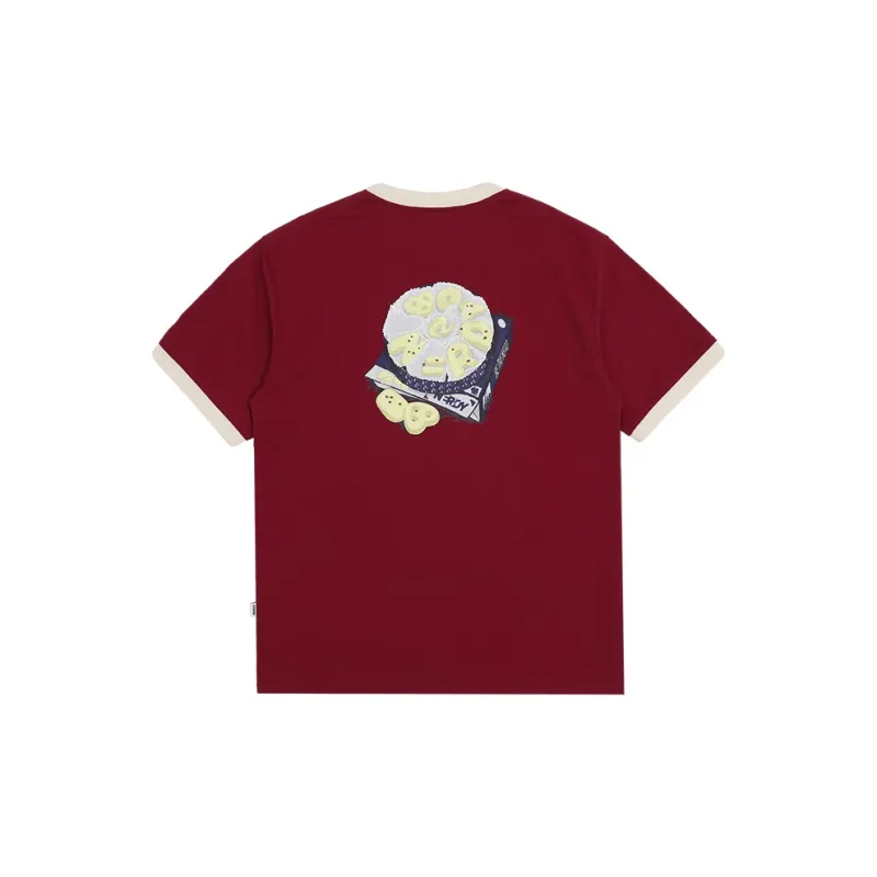 NERDY SS24 T Shirt Unisex Deep Red-1
