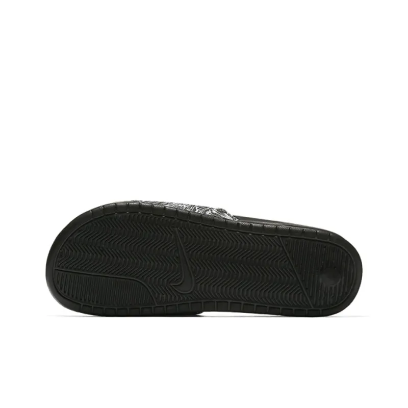 Nike Benassi Jdi Print 'Black Summit White'-3