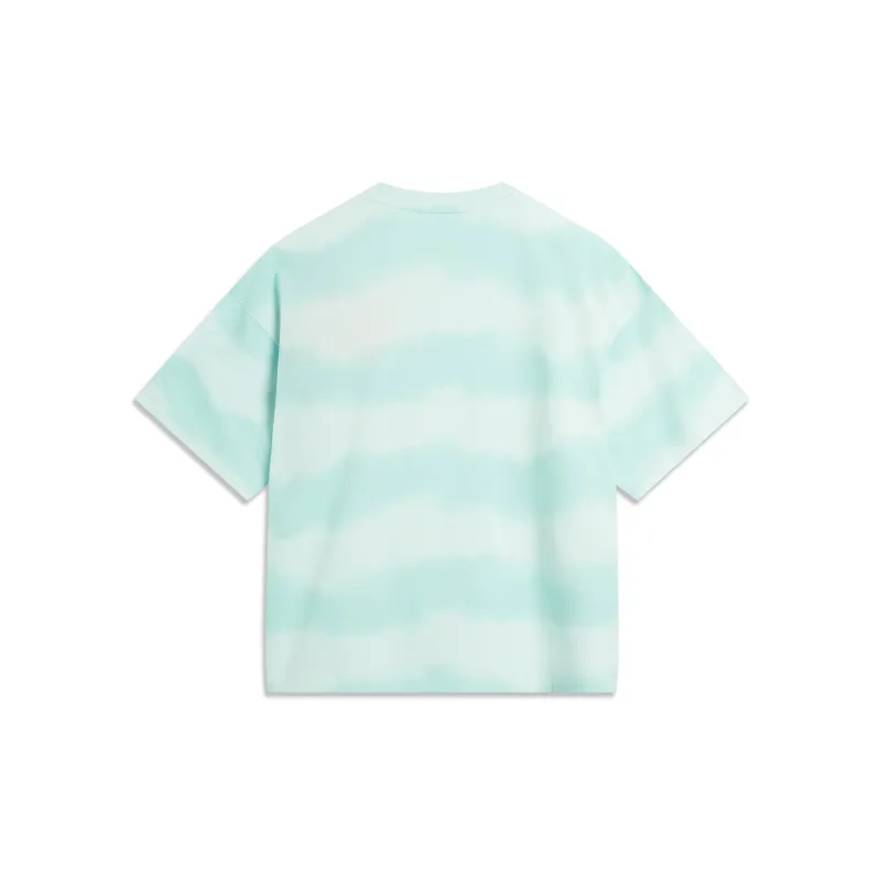 LINING Sports Trend Series T Shirts Women's Cool Green Fairy Fruit Full Of Prints-1