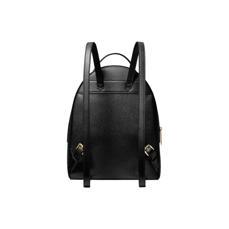 MICHAEL KORS Artificial Saffiano Leather Backpack Medium Size Women's Black-1