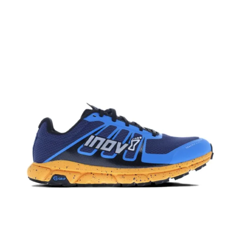 INOV-8 Cushioned Slip-Resistant Breathable Low-Top Running Shoes Men's Blue-1