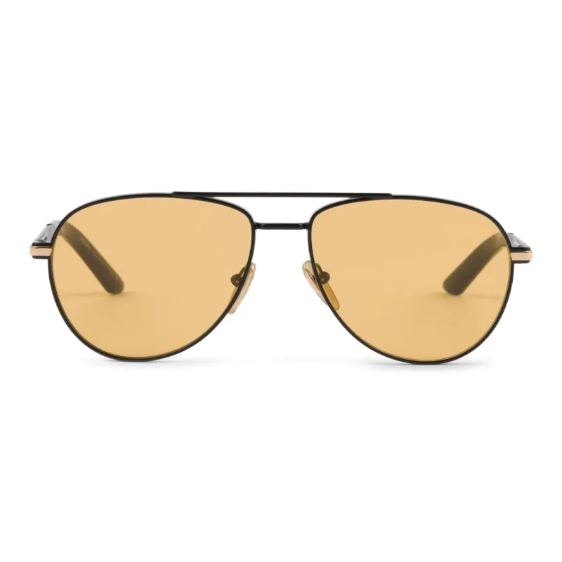 PRADA Aviator Sunglasses Men's Black-0
