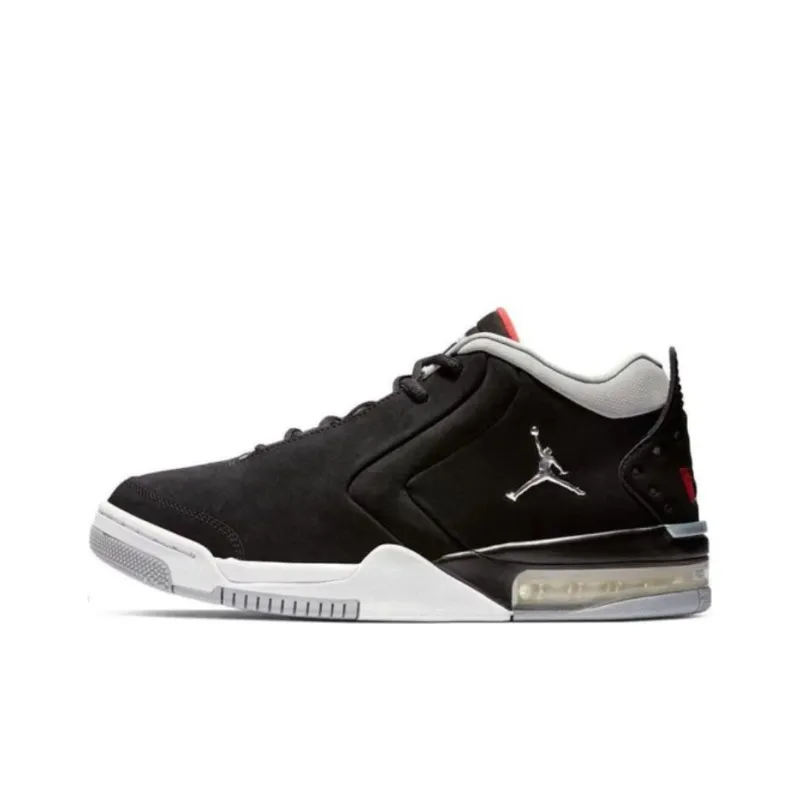 Jordan Big Fund Black Metallic Silver University Red-1