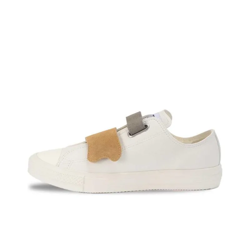 Kotohayokozawa x Converse All Star Light V 2 OX Durable Breathable Low Top Canvas Shoes Women's White-0
