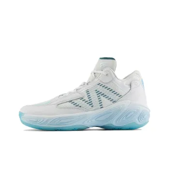 New Balance NB Fresh Foam Bb V2 Abrasion Resistant Mid Top Basketball Shoes Men's Ice Blue