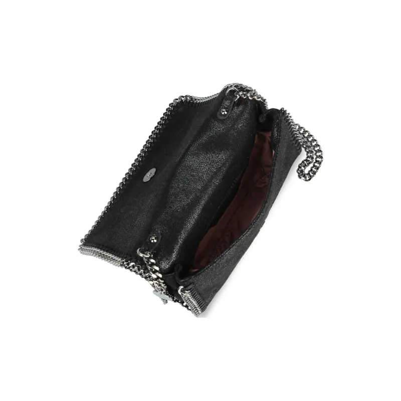 Stella McCartney Falabella Recycled Material Crossbody Bag Shoulder Bag Women's Black-2