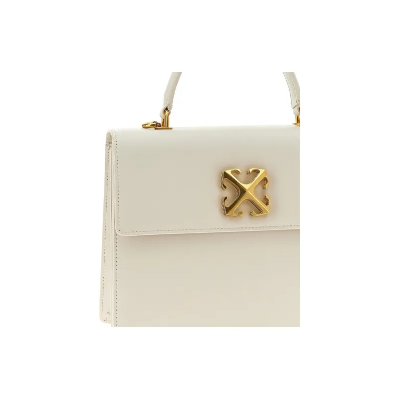 OFF-WHITE Jitney 2.8 Leather Tote Bag-2