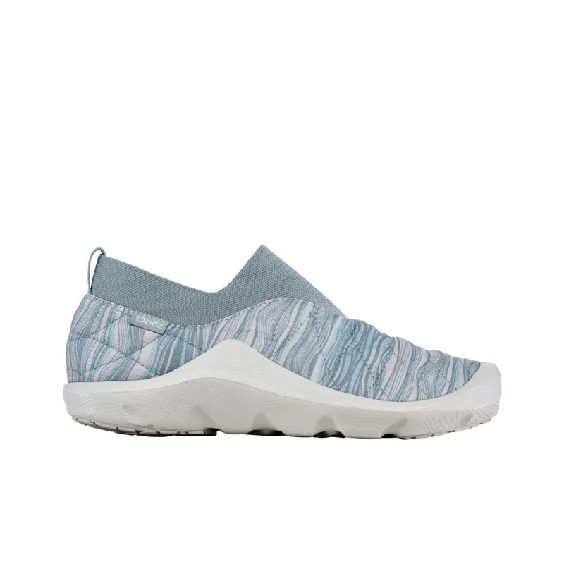 Oboz Footwear Whakatā Puffy Lightweight Low-Top Outdoor Shoes Unisex Blue White-1