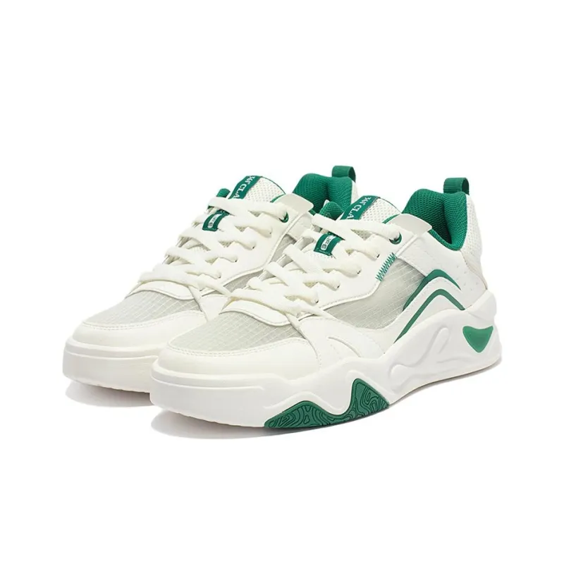 361° Jincheng Cushioning, Wear Resistant Low Top Casual Shoes Men's White Green-1