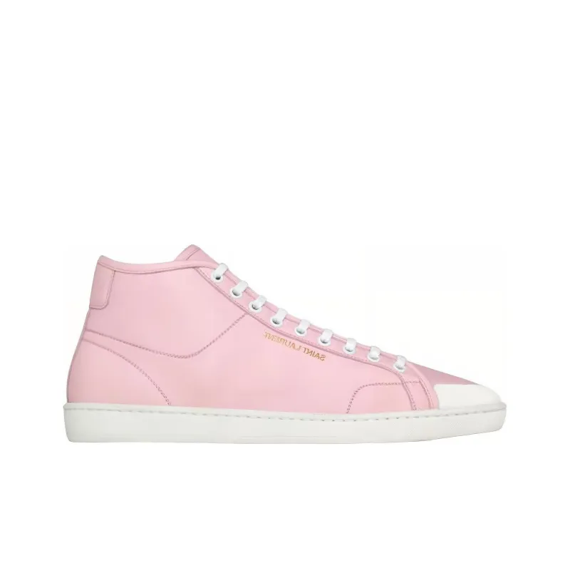 SAINT LAURENT SL/39 Logo Detailed Lace Up Sneakers-1
