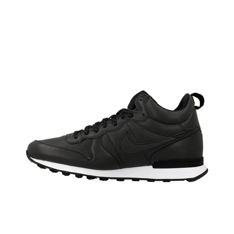 Nike Internationalist Abrasion Resistant Breathable Low Top Running Shoes Men's Black White-0