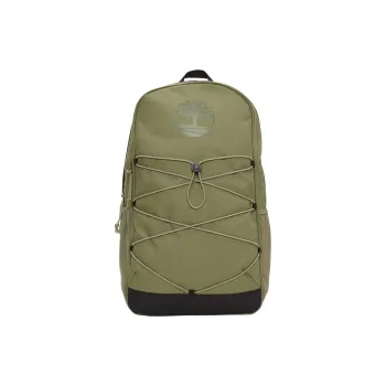 Timberland Recycled Polyester Outdoor Hiking Bag Backpack Unisex Dark Brown & Black
