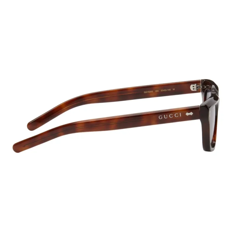 GUCCI Tortoiseshell Rectangle frame Sunglasses-1