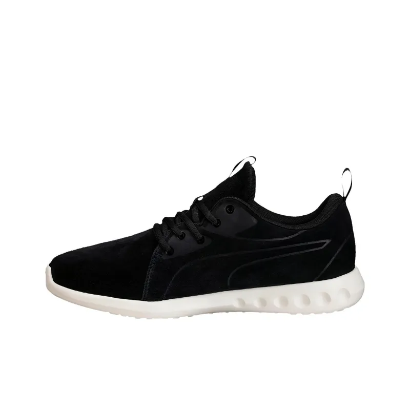 PUMA Carson 2 Moulded Suede Breathable Lightweight Mid-Top Athletic Shoes Women's Black-0