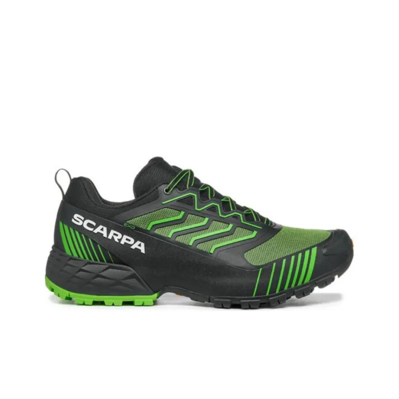 SCARPA Ribelle Cushioned Slip-Resistant Low-Top Running Shoes Men's Green-1