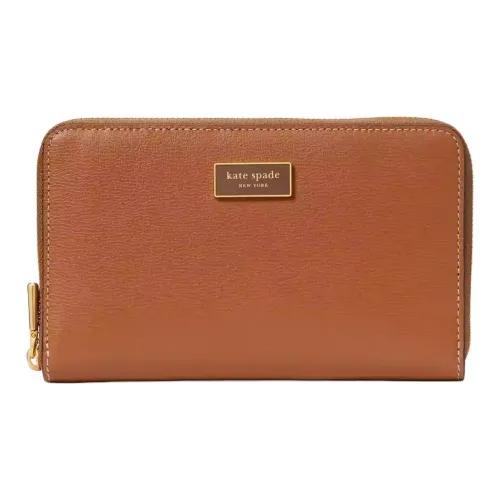 Kate Spade Katy Textured Leather Wallet Medium Size Women's Fragrant Fruit Cake