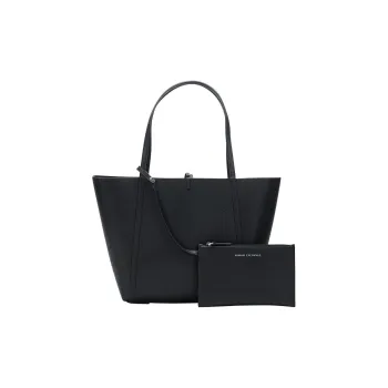 ARMANI EXCHANGEAE PU Tote Bag Shopping Bag Shoulder Bag Handbag Regular Women's Black