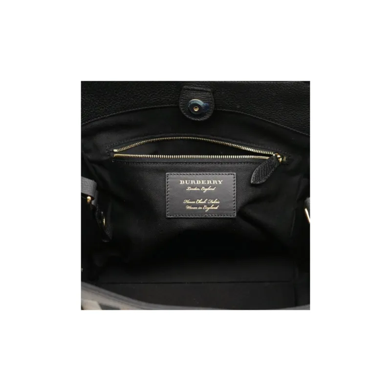 Burberry Sm Canterby Handbag Beige/Black-5
