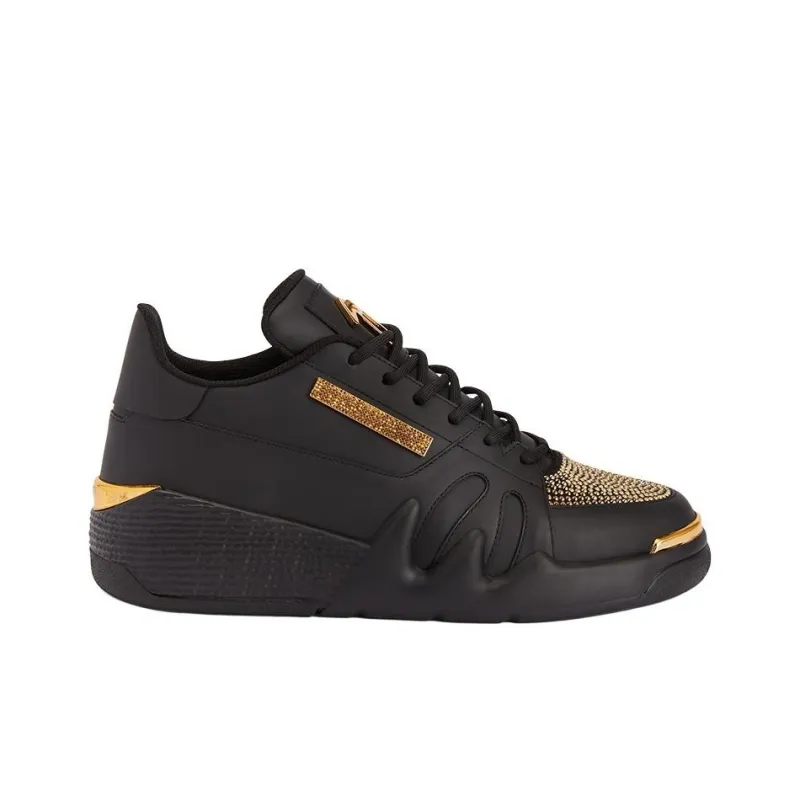 Giuseppe Zanotti/GZ Low Top Skateboard Shoes Women's Black-1