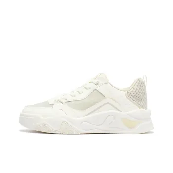 361° Cushioning Anti-Slip And Wear-Resistant Low-Top Casual Shoes Women's Beige Yellow