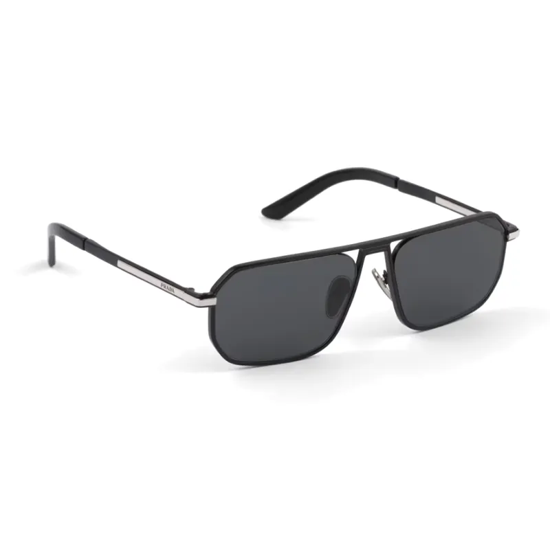 PRADA Logo plaque Rectangle frame Sunglasses-1
