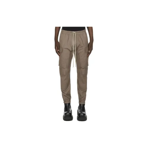 RICK OWENS Casual Pants Men Gray