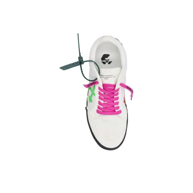 OFF WHITE Vulc Low White Green Fucshia-3