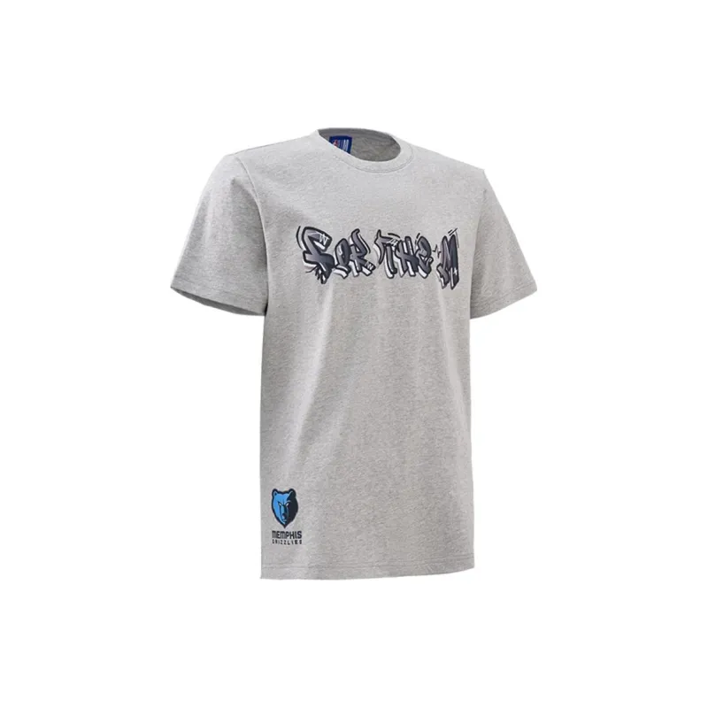 NBA T Shirt Unisex Cool Smoke Gray-2