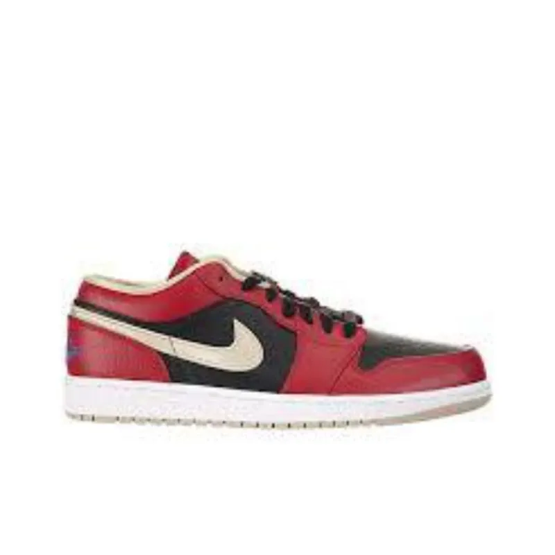 Jordan 1 Low Red Black Gold-1