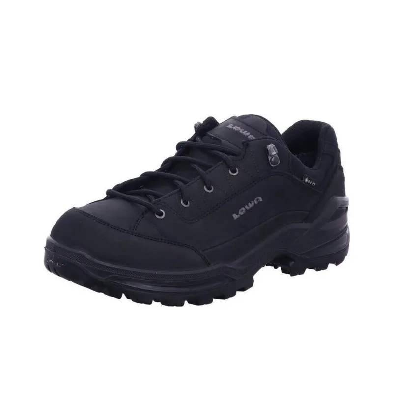Lowa Gorete Shock Absorbers Low Top Hiking Shoes Men's Black-1