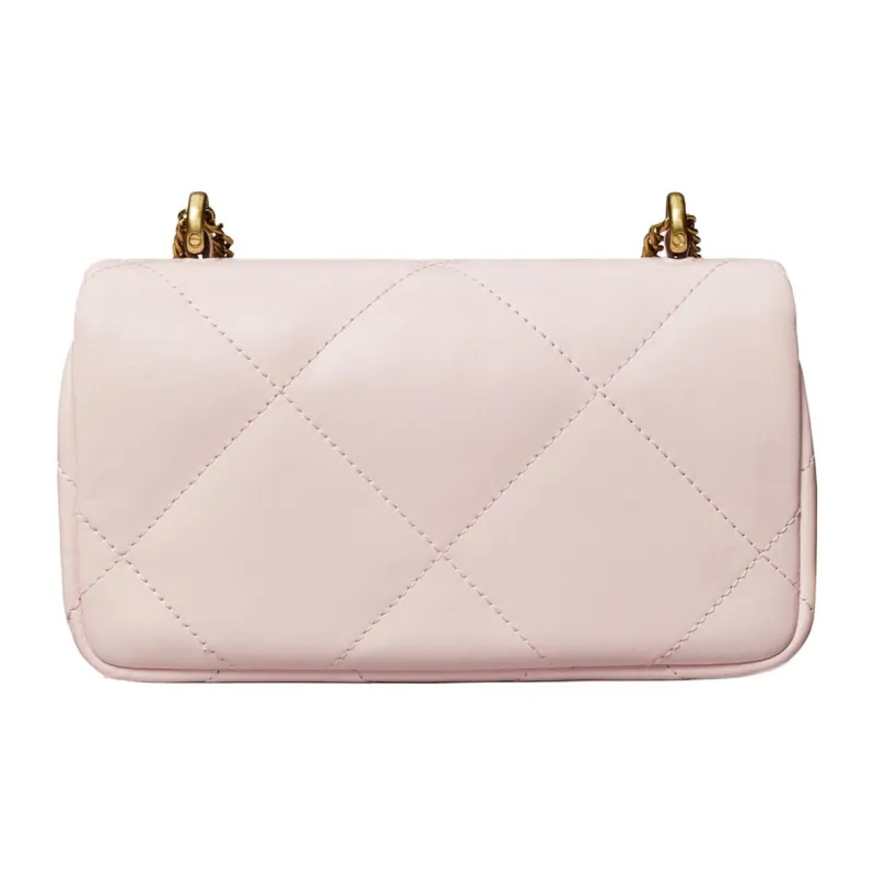 TORY BURCH Kira Cow Leather Crossbody Bag, Shoulder Bag Mini Women's Rose Pink-2
