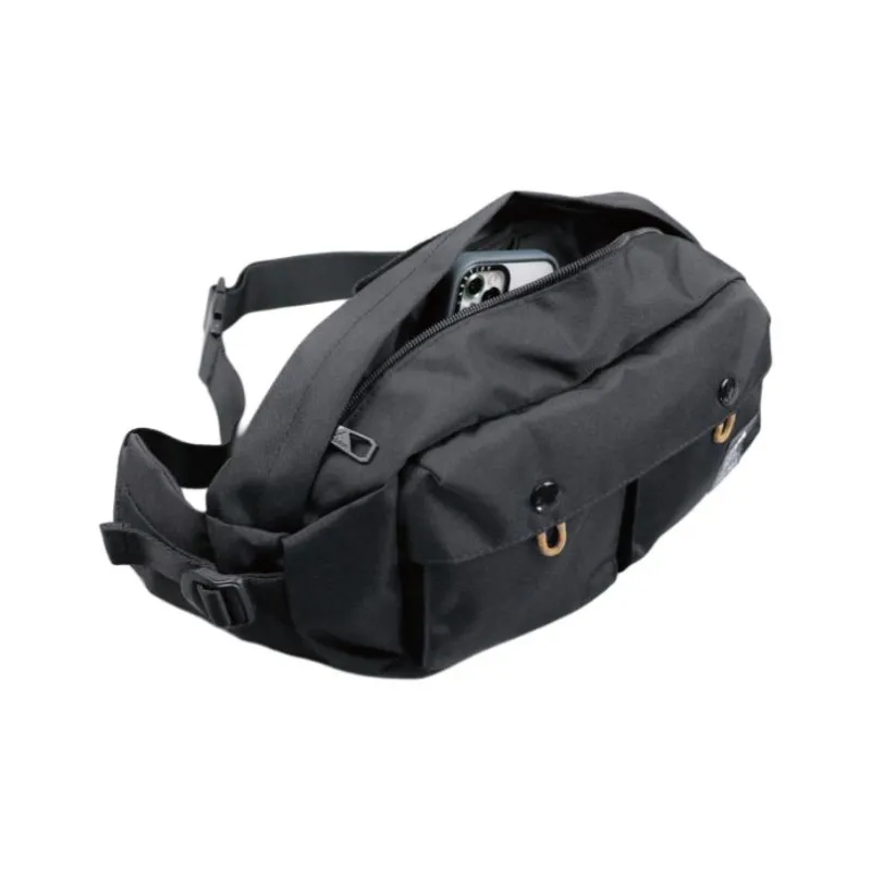 Adidas Polyester Sling Bags Crossbody Bags Fanny Packs Regular Men's Pure Black-3