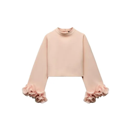 ZARA T-Shirts Women's Light Pink