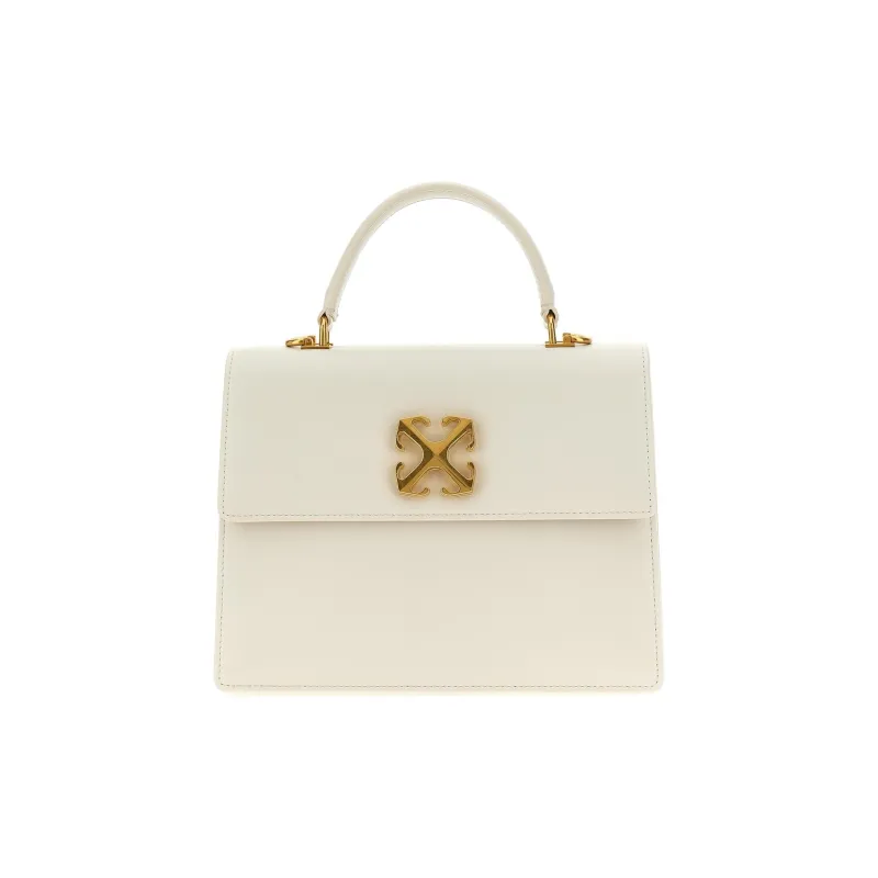 OFF-WHITE Jitney 2.8 Leather Tote Bag-0