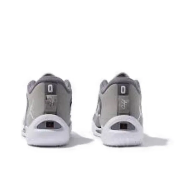 Jordan Tatum 1 'Cool Grey' Cushioning Mid-Top Basketball Shoes Men's Gray White-1