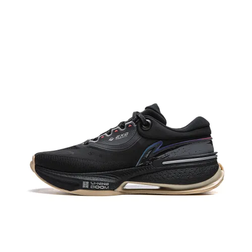 LiNing Transcend 8 Cushioning Rebound Support Wear Resistant Breathable Slip Resistant Low Top Casual Shoes Men's Black