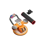 Premium Edition-Vibrant Orange, 2-in-1 Abdomen/Flat+Push-Up Stand+Exclusive Yoga Mat