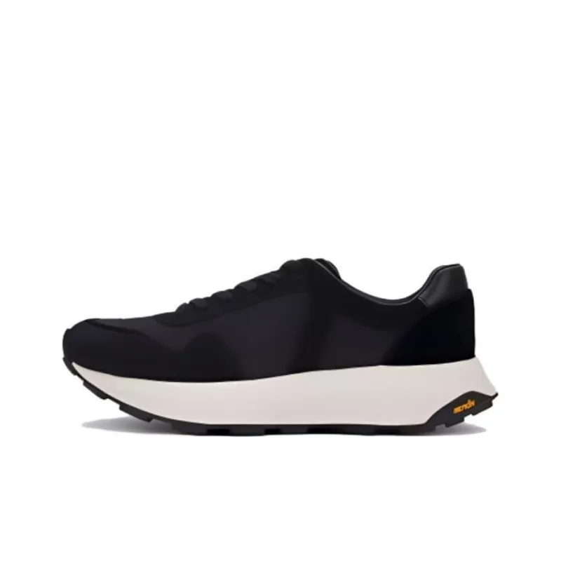TSUBO Cushioning Wear-Resistant Low-Top Casual Shoes Unisex Black-0