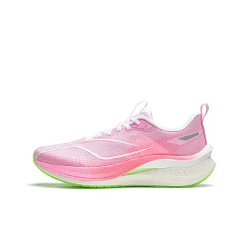 LiNing Red Hare 7 Pro Cushioning Slip-Resistant Support Rebound Low-Top Running Shoes Men's Soft Cherry Blossom Pink