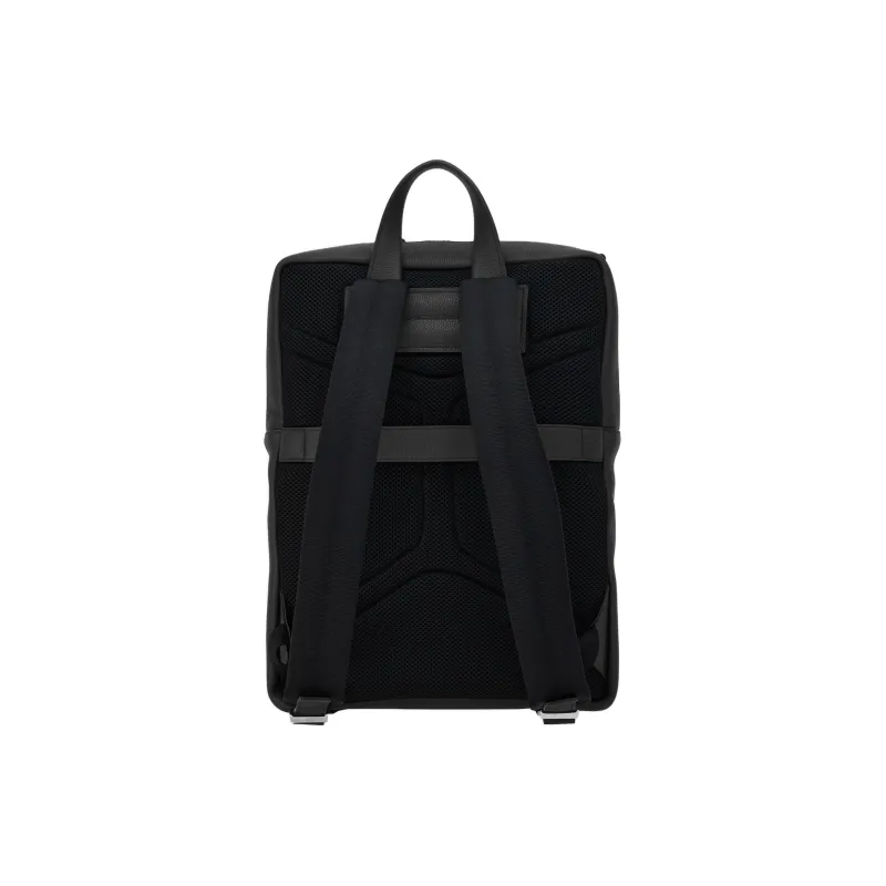 FERRAGAMO Calfskin Backpack Men's Black-2