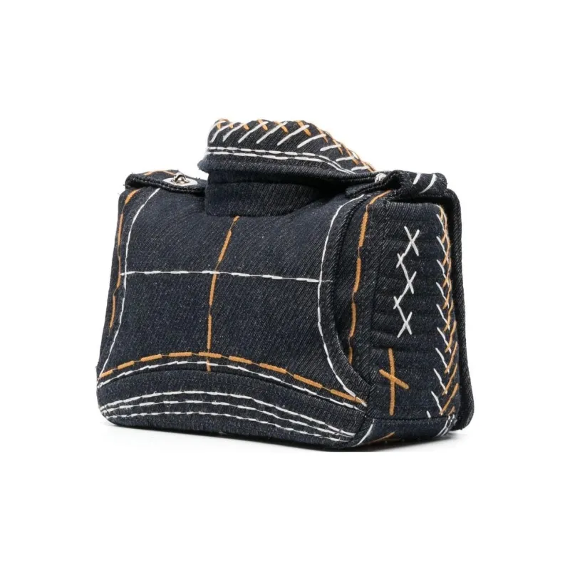 MOSCHINO Denim Crossbody Bag Shoulder Bag Women's Prussian Blue-1