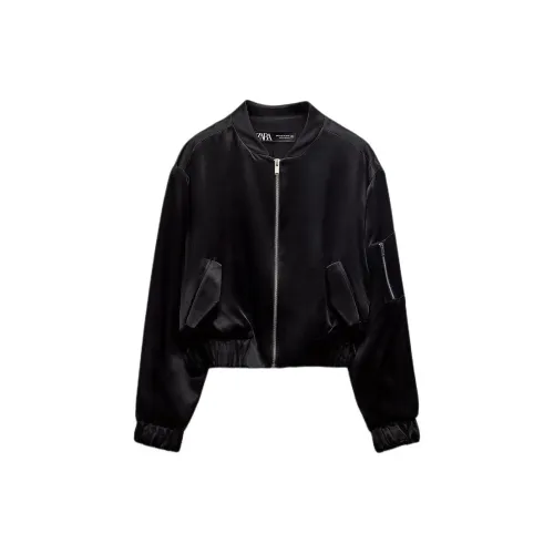 ZARA Jackets Women's Black