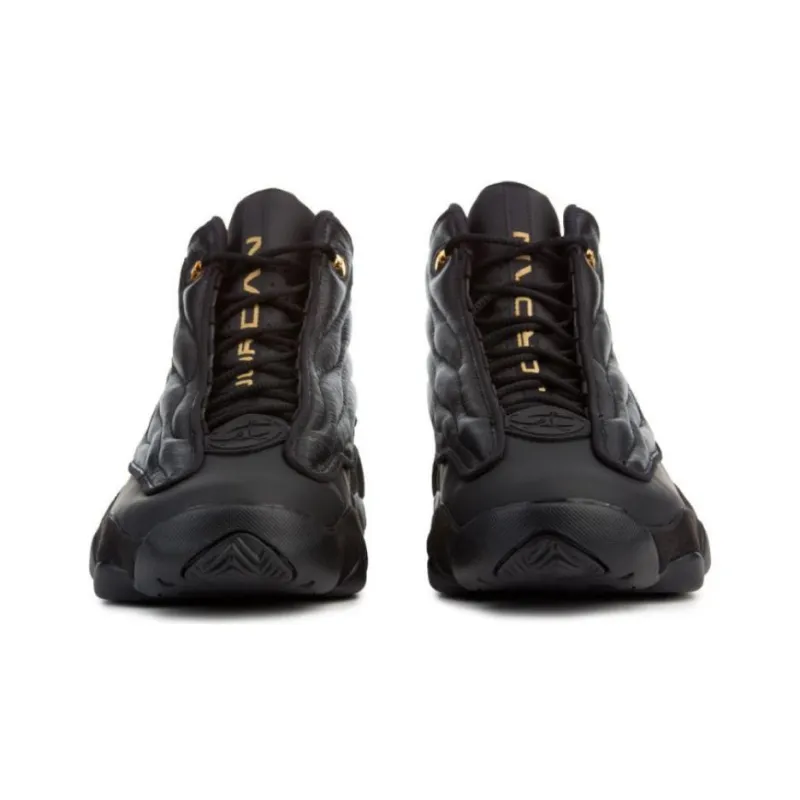 Jordan Pro Strong Black Metallic Gold-5