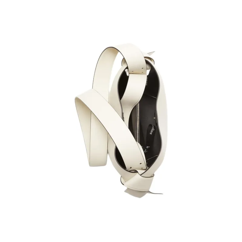Acne Studios Musubi Calfskin Handbag Shoulder Bag Mini Women's White-2
