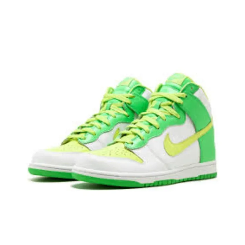 Nike Dunk High White/Lemon Chiffon Radiant Grey-3