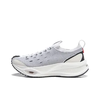 LiNing Cushioning Wear Resistant Low Top Running Shoes Unisex White Black